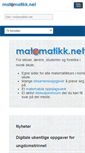 Mobile Screenshot of matematikk.net